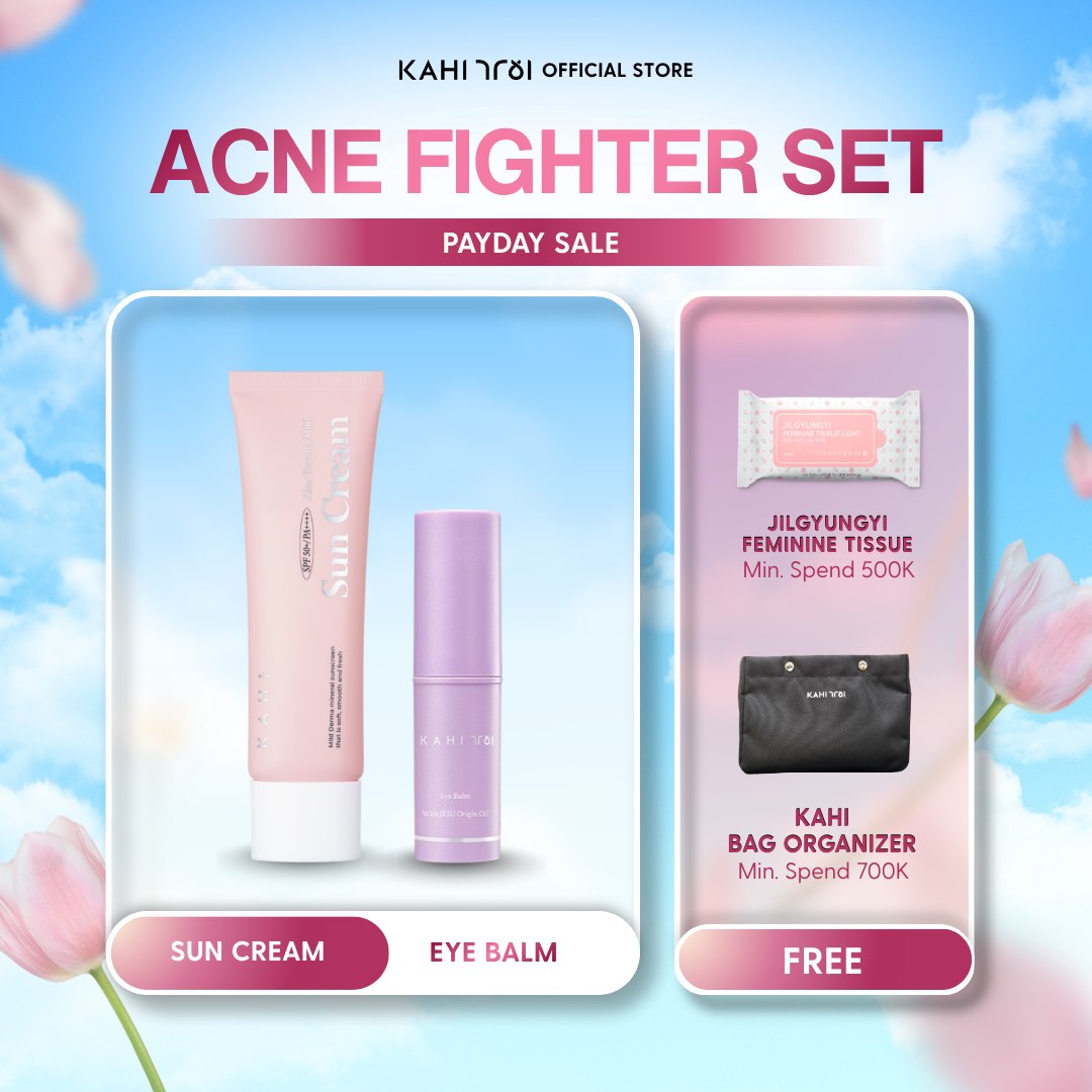 (Official) KAHI Acne Fighter Set Eyebalm + Zinc Derma Cream