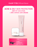 [Official] KAHI Acne & Oily Skin Protection (KAHI Airy Fit Sunstick SPF50+ & Zinc Derma Mild Sun Cream