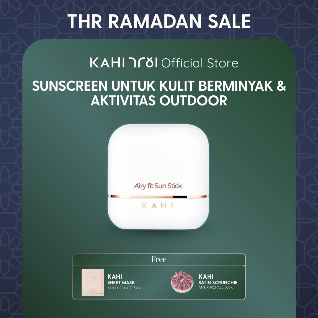 [Official]  KAHI Airy Fit Sunstick SPF50+ PA++++ — Lightweight & Hydrating Sun Protection — 14g