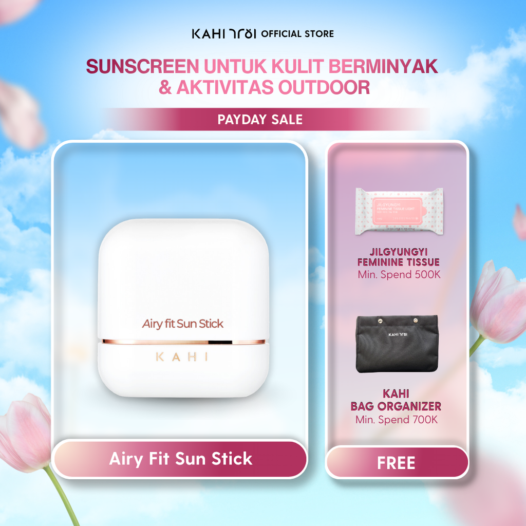 [Official]  KAHI Airy Fit Sunstick SPF50+ PA++++ — Lightweight & Hydrating Sun Protection — 14g