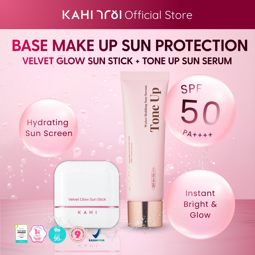 [Official] KAHI Base Make up Sun Protection KAHI Velvet Glow + Water Holding Tone Up Sun