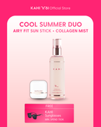 [Official] KAHI Cool Summer Duo — Collagen Mist + Airy Fit Sunstick