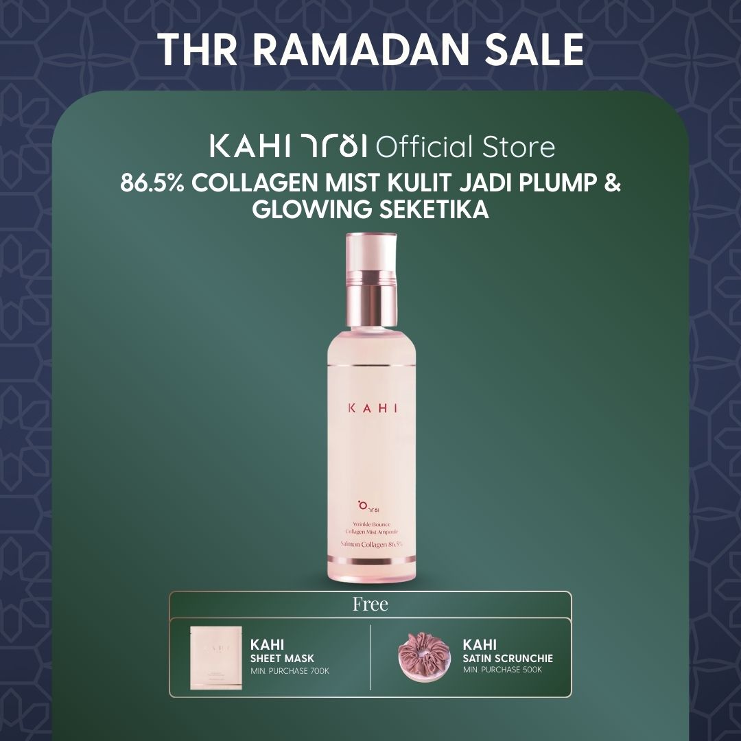 KAHI Wrinkle Bounce Collagen Mist Ampoule — Hydrating Anti-Aging & Glow Booster — 120ml