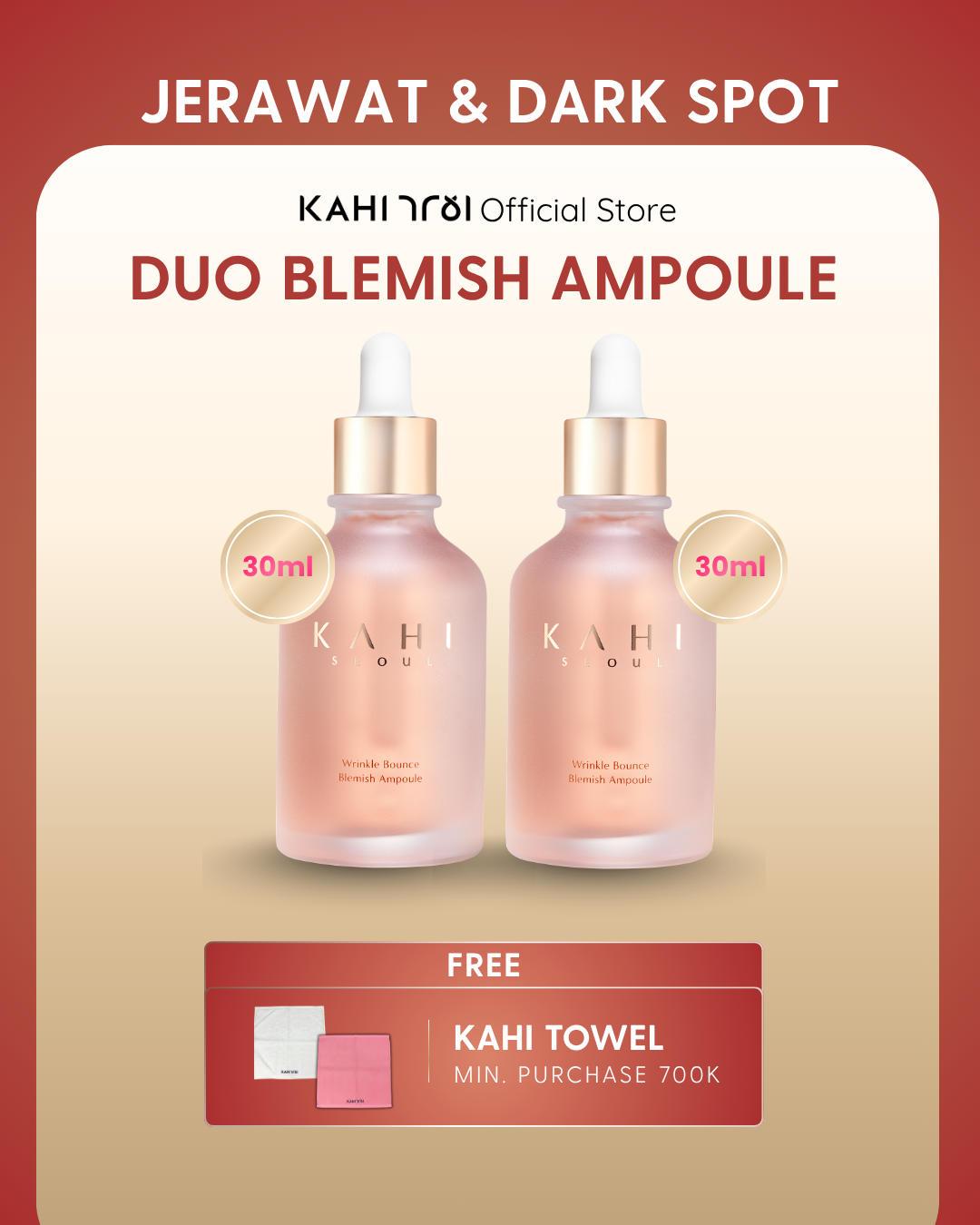 [Official] KAHI Blemish Duo (Blemish Ampoule 30ml 2pcs)