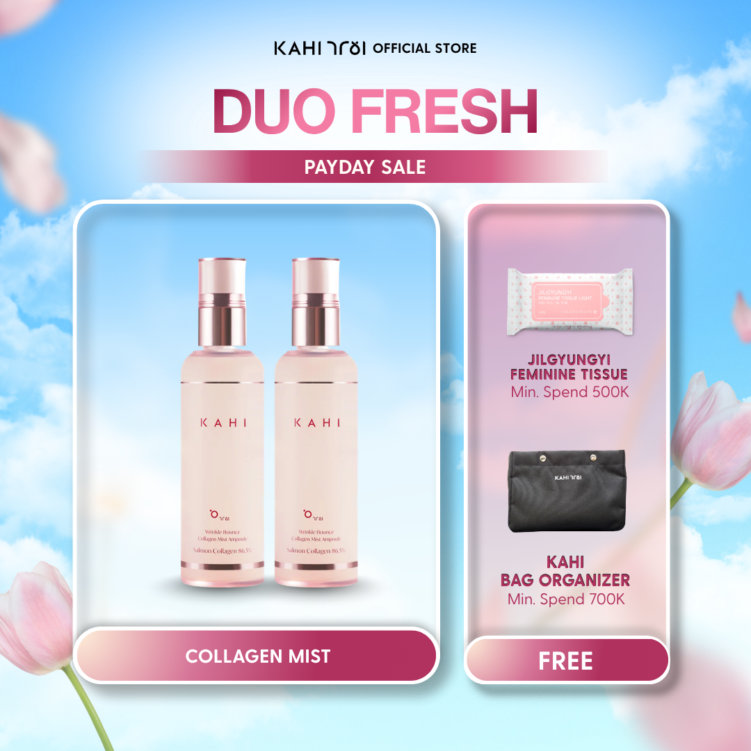 [Official] KAHI Duo Fresh — Wrinkle Bounce Collagen Mist Ampoule 1+1