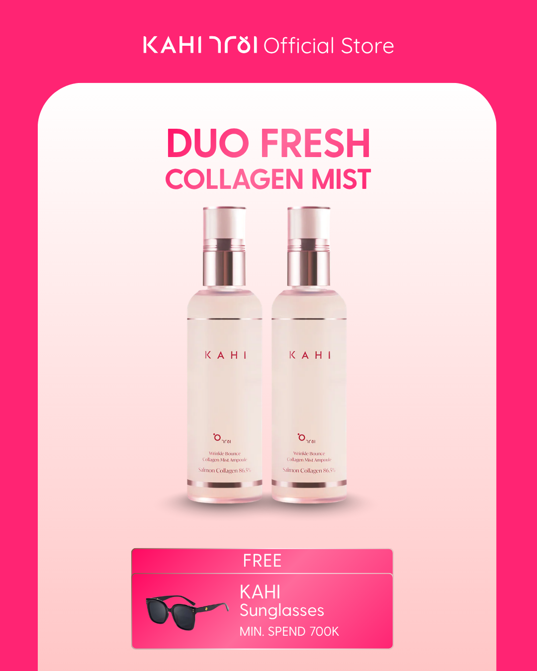 [Official] KAHI Duo Fresh — Wrinkle Bounce Collagen Mist Ampoule 1+1