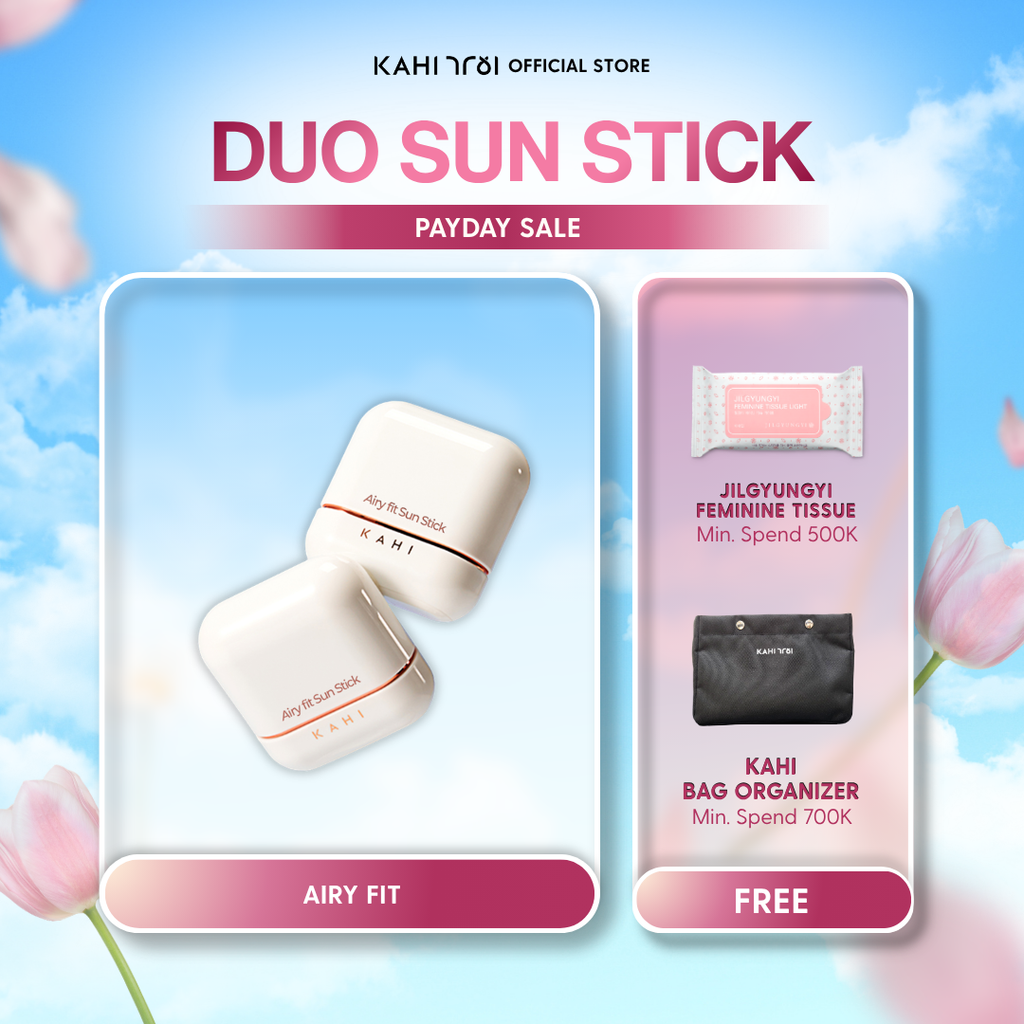 [Official]  KAHI Duo Airy Fit Sunstick SPF50+ PA++++ — Ultimate Lightweight Sun Protection