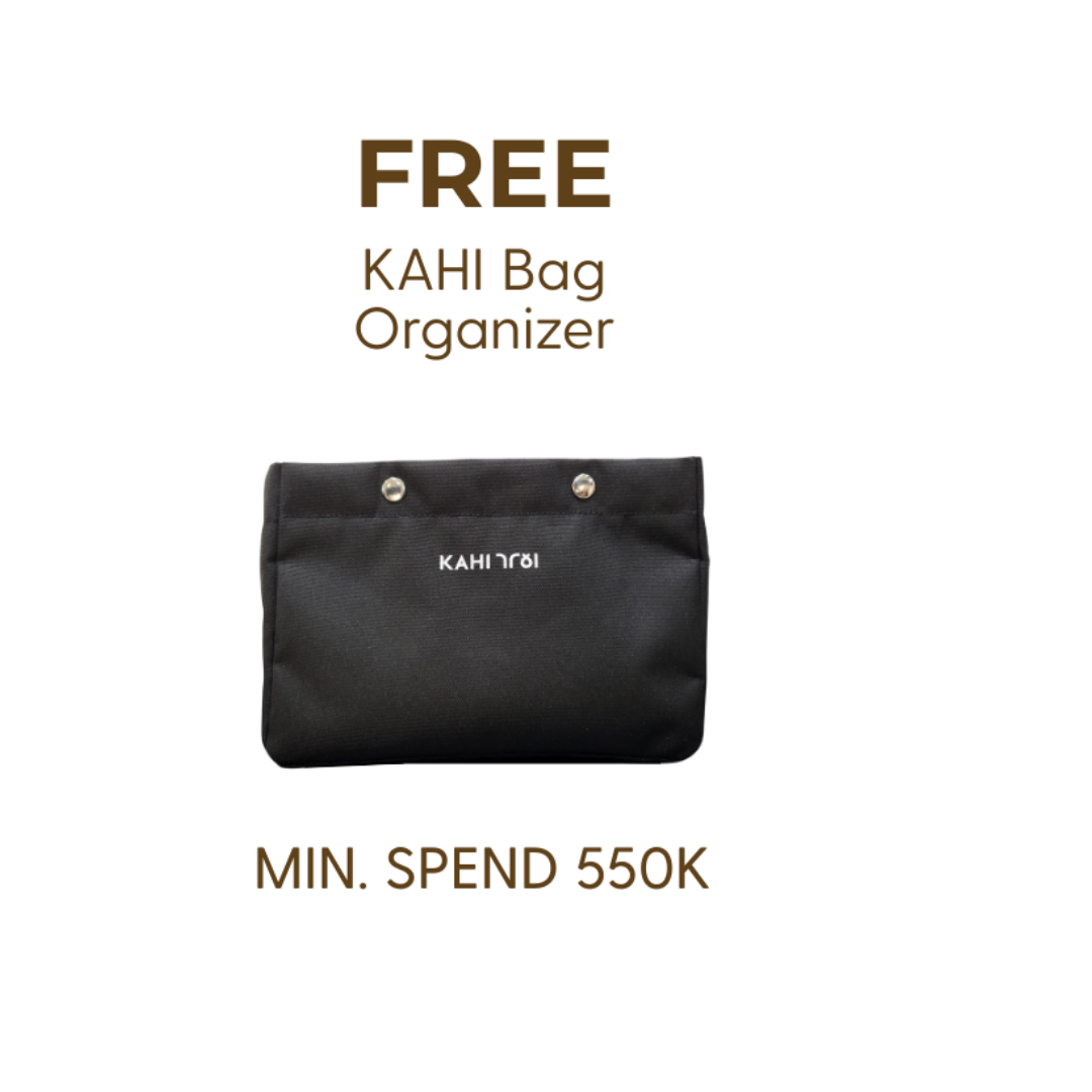 [Official] KAHI GIFT WITH PURCHASE = KAHI BAG ORGANIZER BLACK