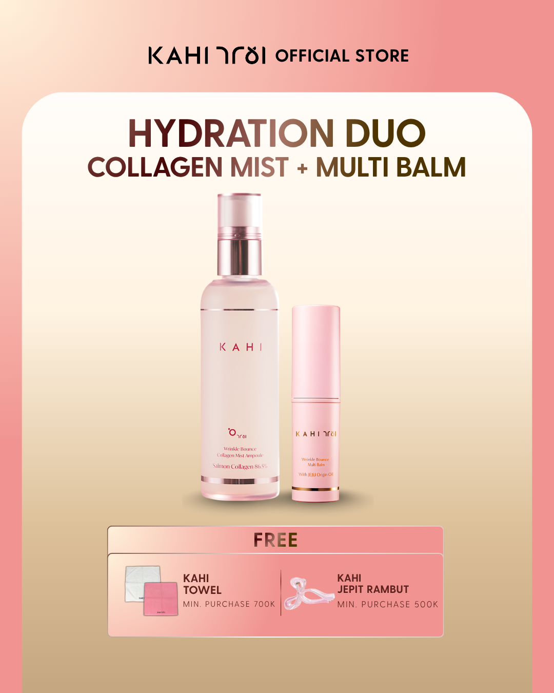 [Official] KAHI Hydration Duo — Collagen Mist + Multi Balm