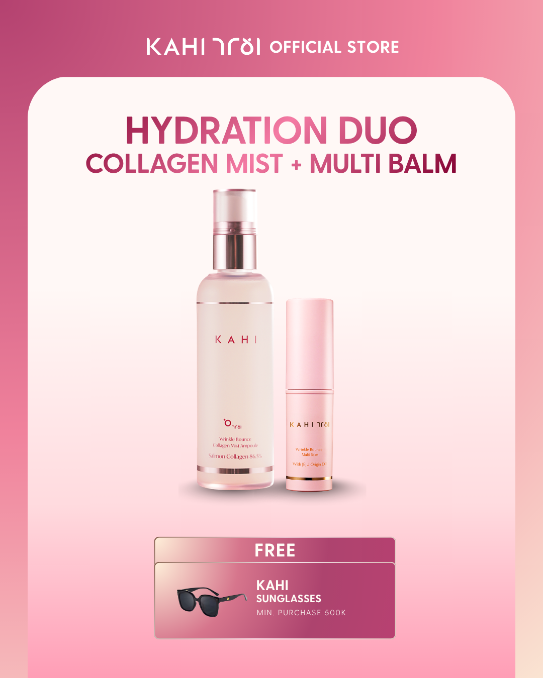 [Official] KAHI Hydration Duo — Collagen Mist + Multi Balm