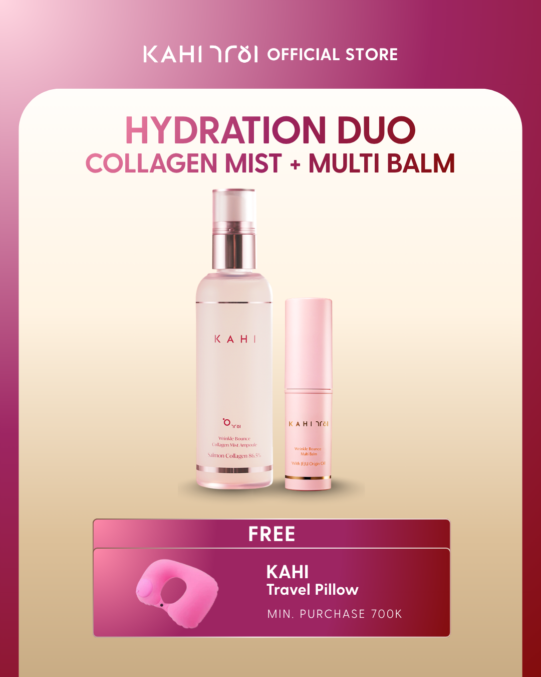 [Official] KAHI Hydration Duo — Collagen Mist + Multi Balm