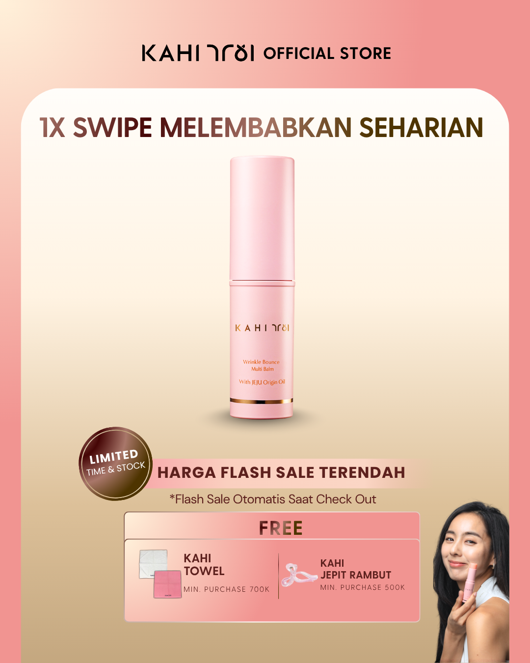 [Official] KAHI Wrinkle Bounce Multi Balm — Viral Korean Anti-Aging Skincare Moisturizing Balm — 9g
