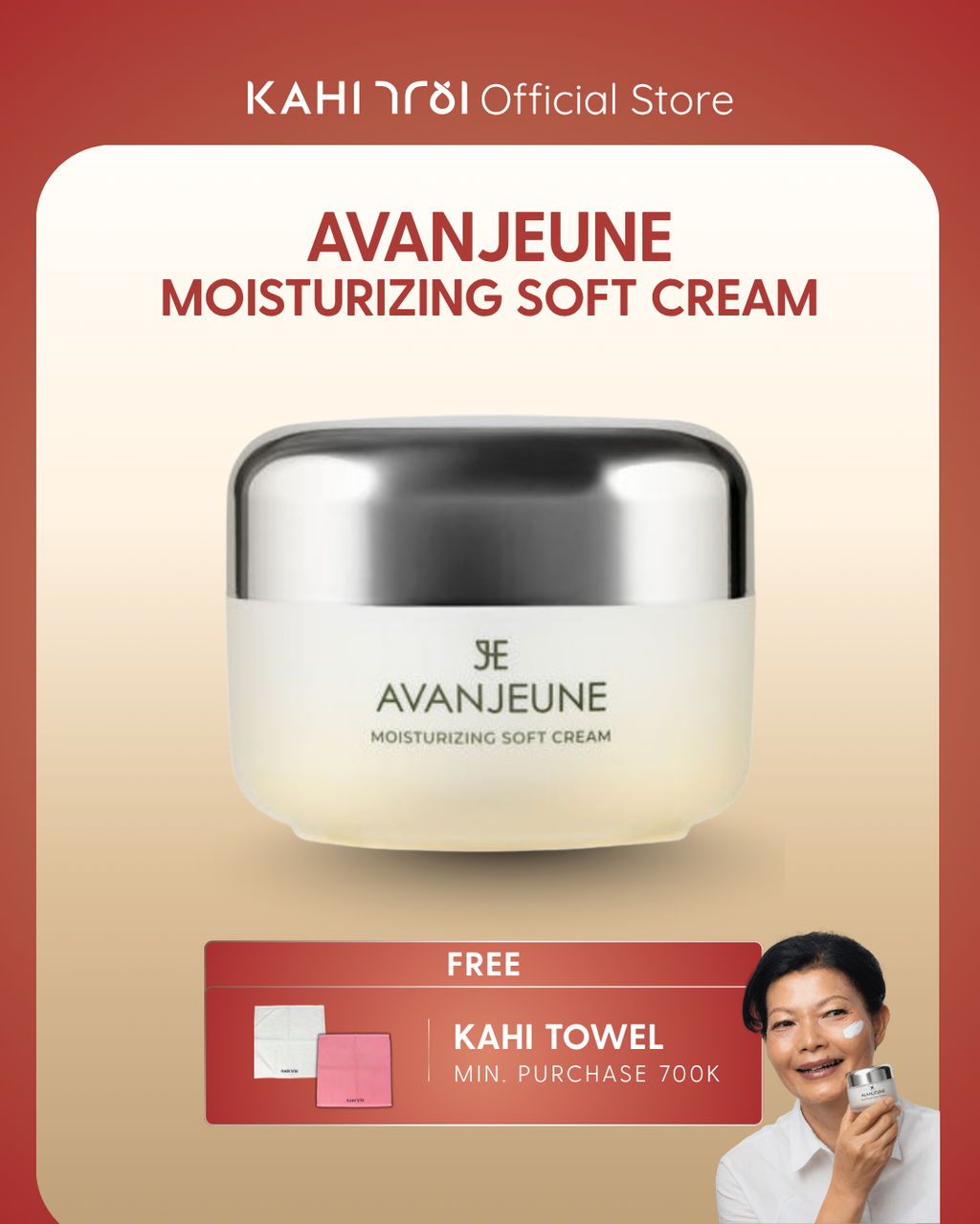 [Official] AVANJEUNE Moisturizing Soft Cream 50ml - Moisturizer  Anti Aging Pelembap Kerutan by KAHI
