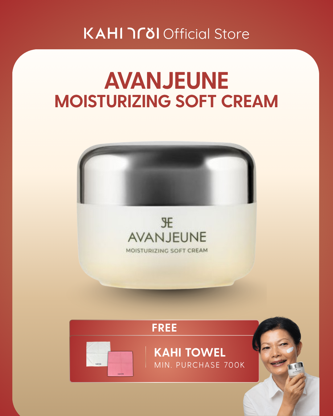 [Official] AVANJEUNE Moisturizing Soft Cream 50ml - Moisturizer  Anti Aging Pelembap Kerutan by KAHI