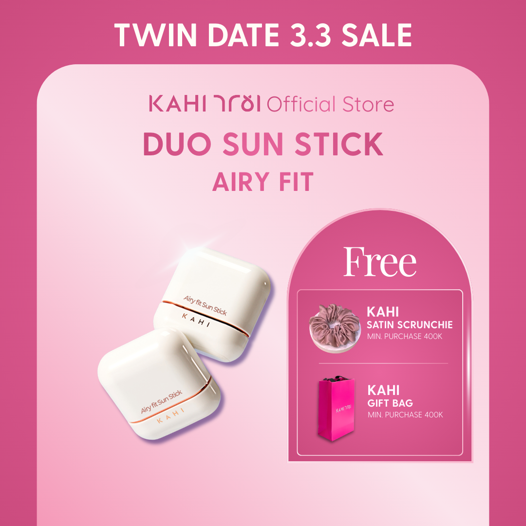 [Official]  KAHI Duo Airy Fit Sunstick SPF50+ PA++++ — Ultimate Lightweight Sun Protection