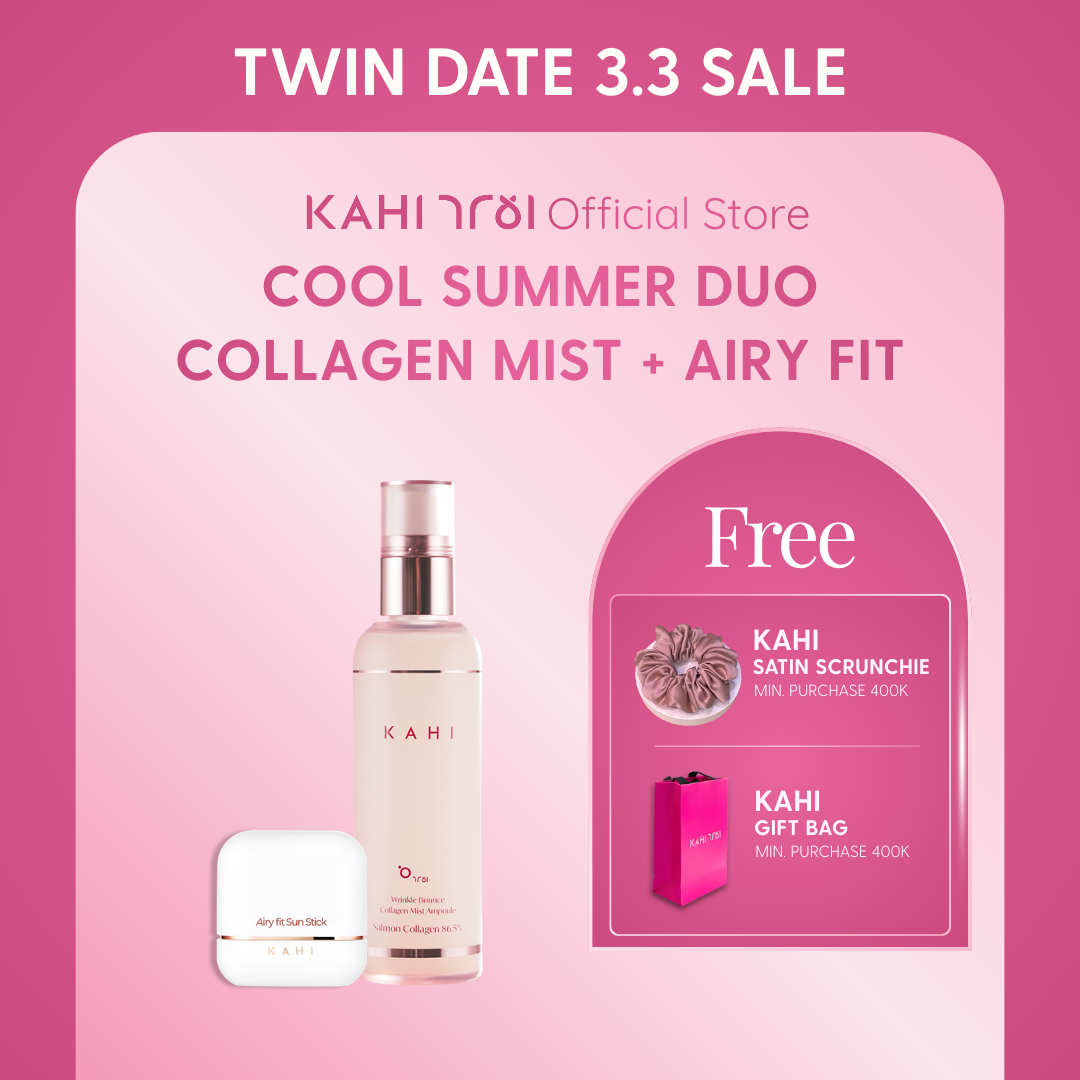 [Official]  KAHI Cool Summer Duo — Collagen Mist + Airy Fit Sunstick