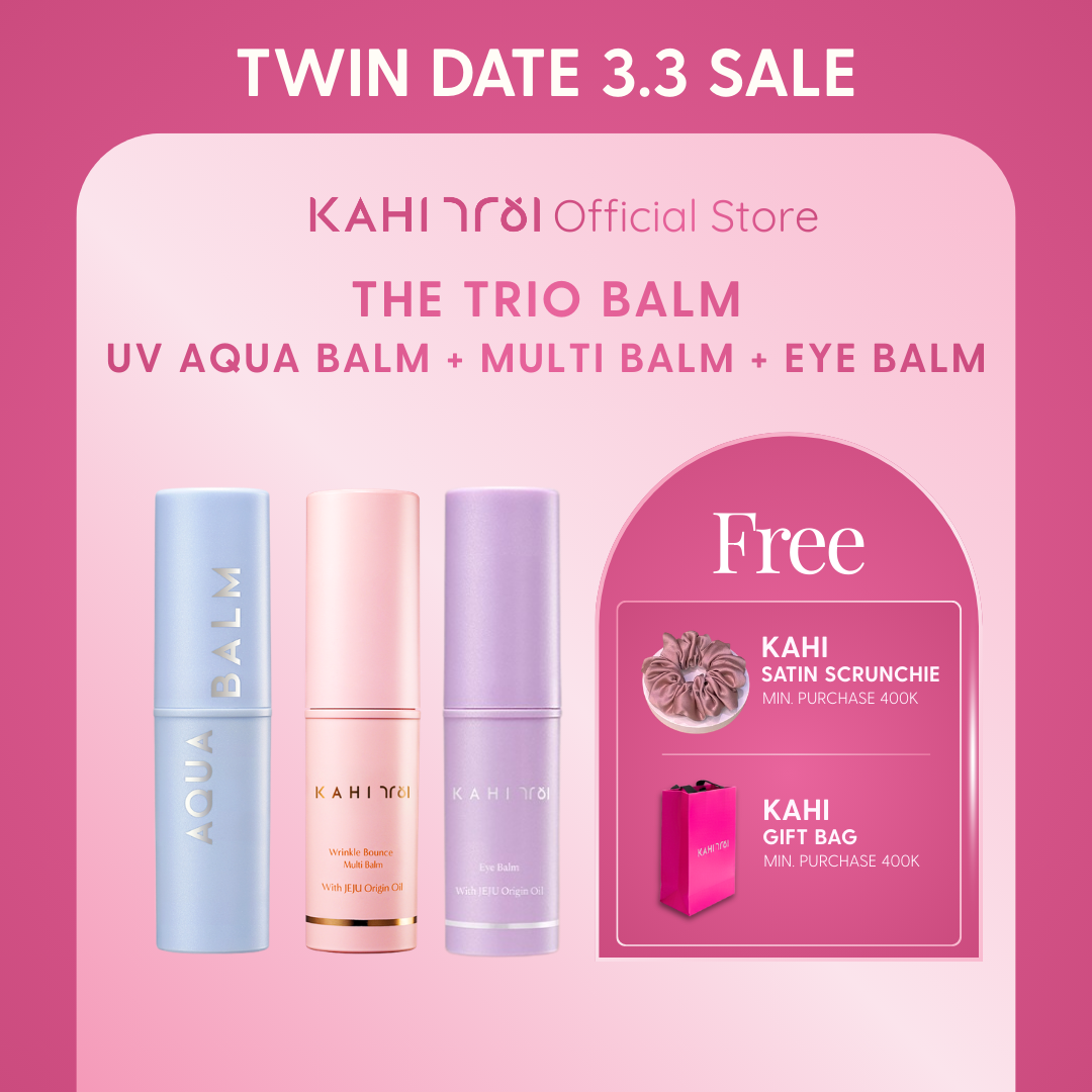 [Official]  KAHI Balm Trio [Multi Blam x UV Aqua Balm x Eye Balm]