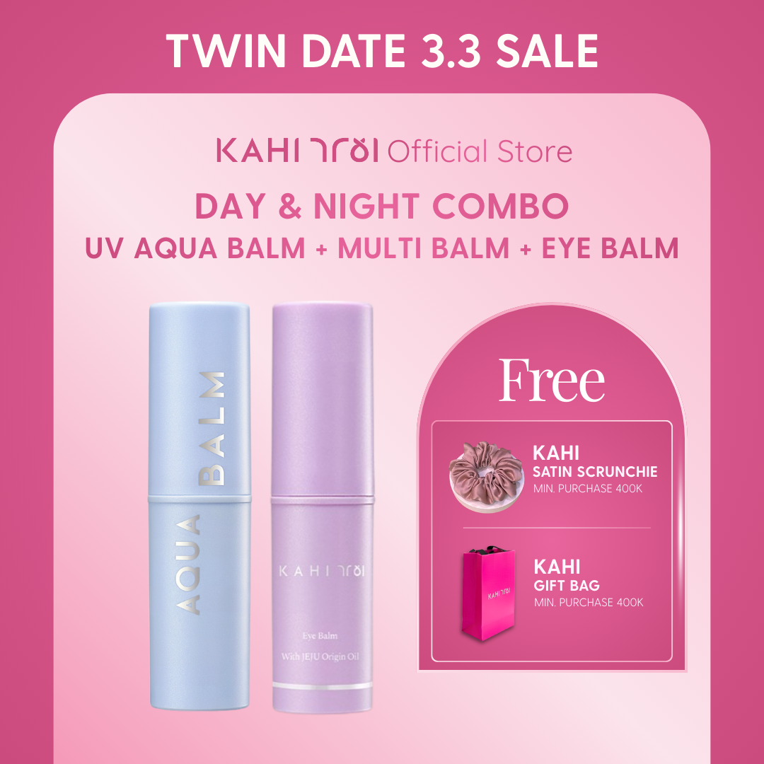 [Official]  KAHI Day & Night Balm Combo — Best Anti-Aging, Sun Protection, and Hydration for Senstiive Skin 9g
