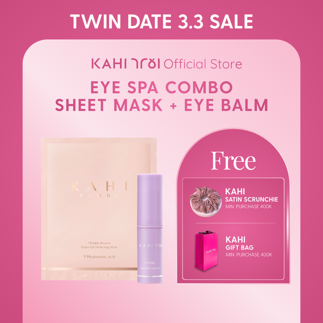 [Official] KAHI Eye Spa Combo — Eye Balm + Wrinkle Bounce Waterfull Perfecting Mask