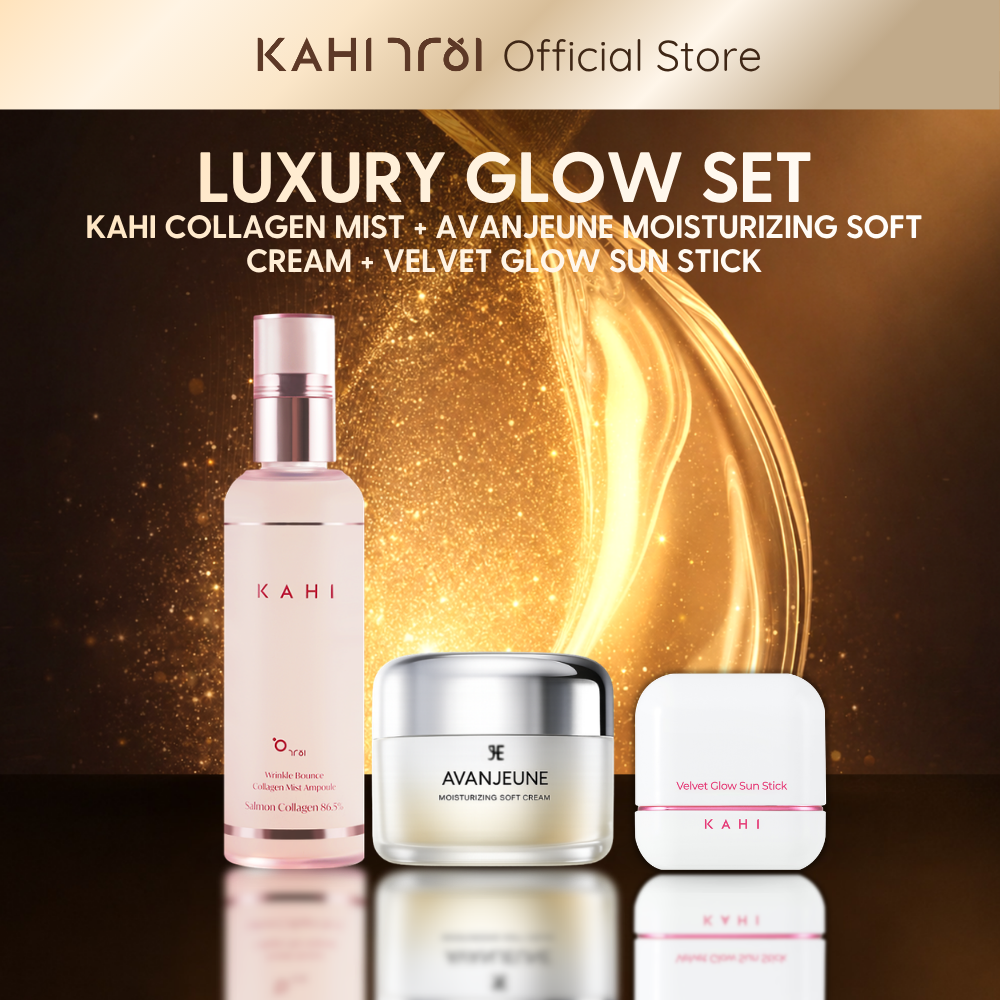 [Official] Kahi x Avanjuene Luxury glow Kit- Collagen Mist 120 ml + Velvet Glow + Avanjuene Soft Cream
