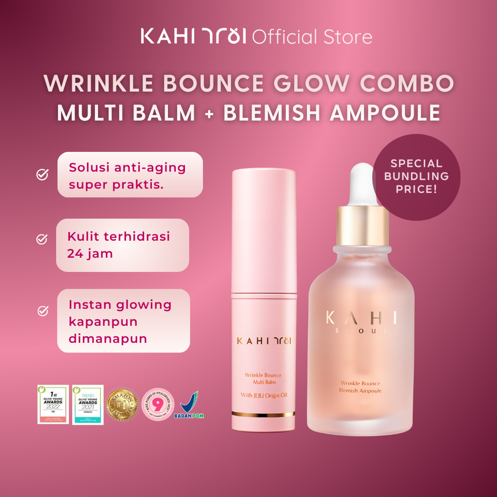 [Official] KAHI Wrinkle Bounce Glow Combo — Multi Balm + Blemish Ampoule
