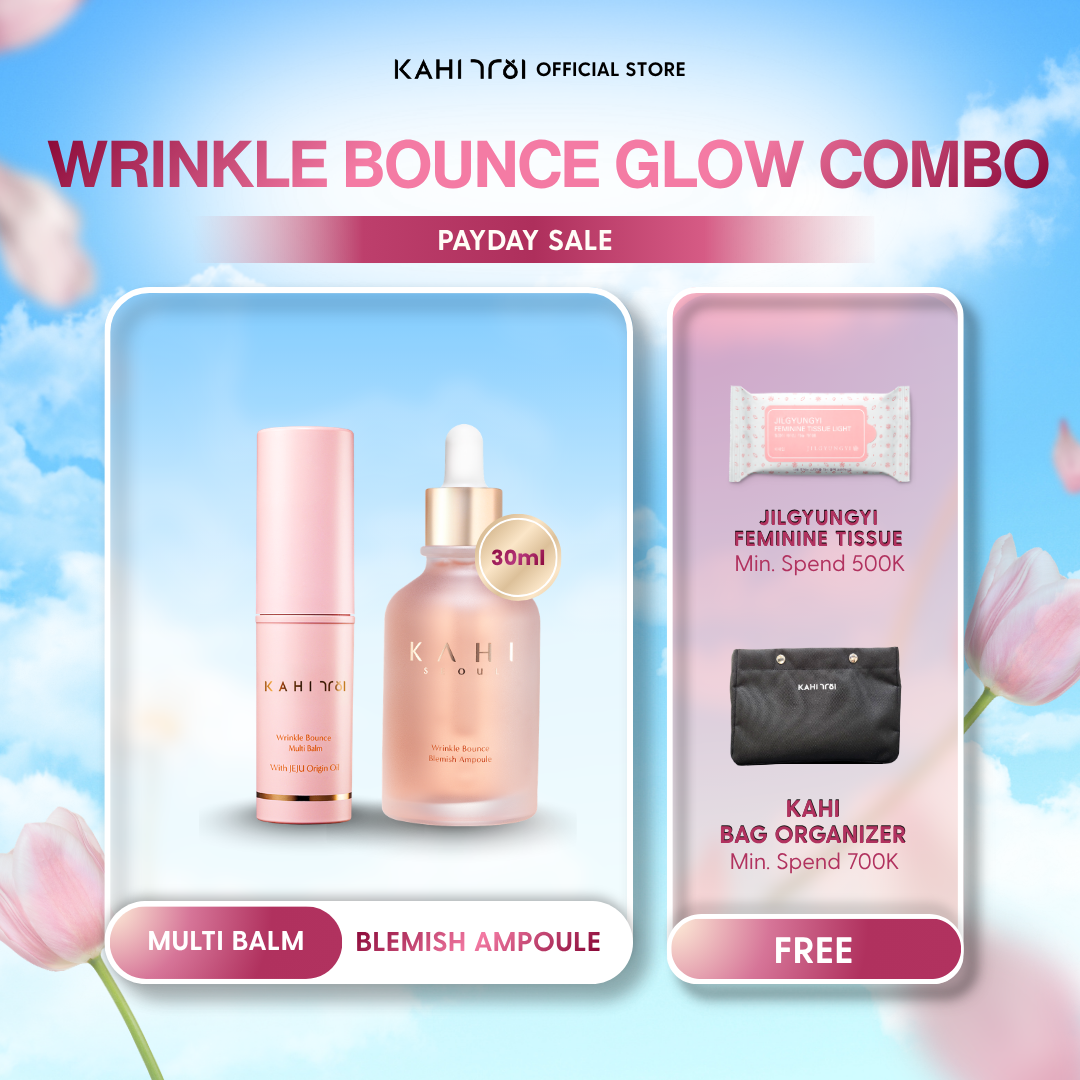 [Official] KAHI Wrinkle Bounce Glow Combo — Multi Balm + Blemish Ampoule