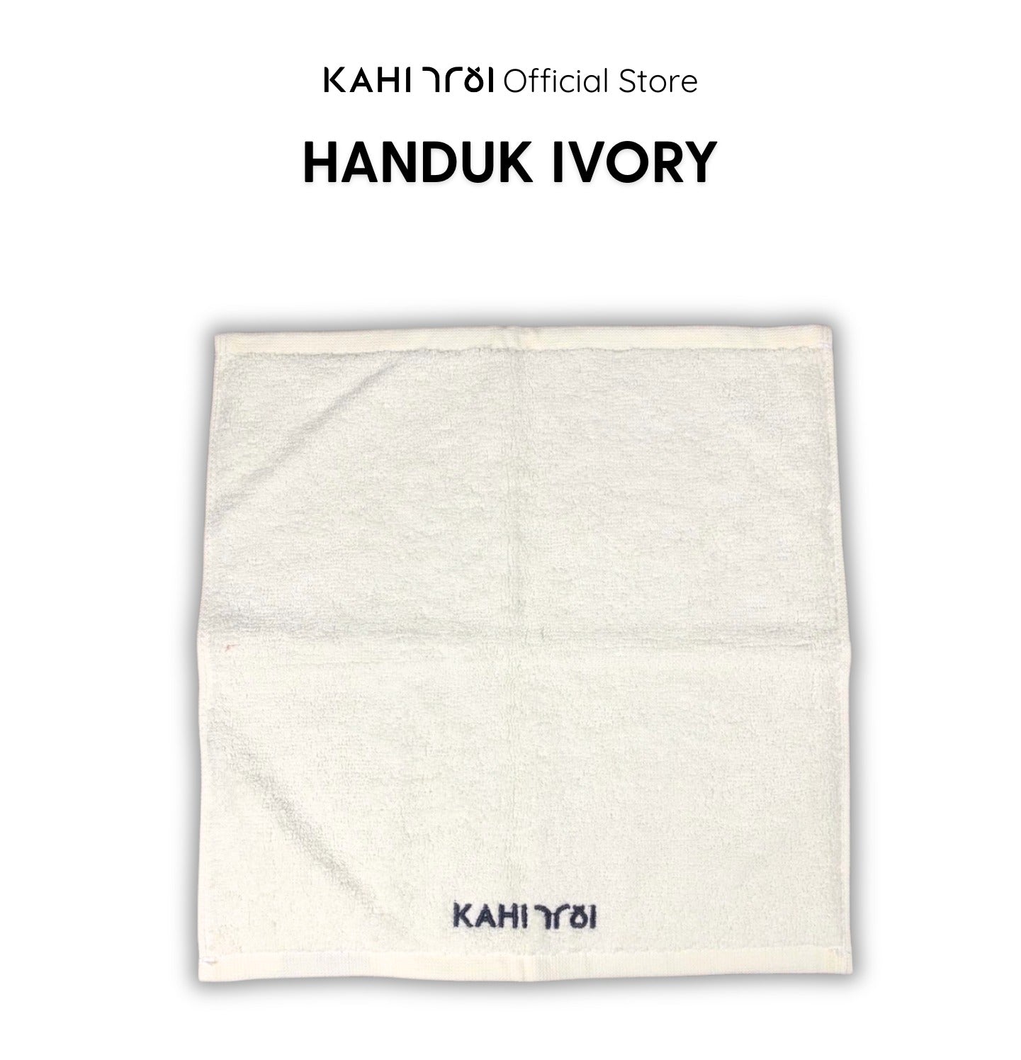 EXCLUSIVE GIFT KAHI 1 Lembar Handuk Ivory
