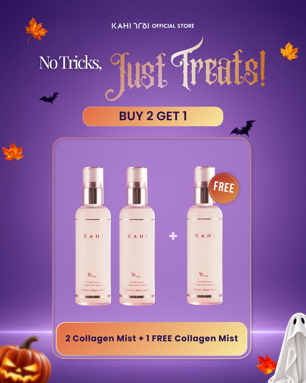 [Official] KAHI Duo Fresh — Wrinkle Bounce Collagen Mist Ampoule Buy 2 Get 1