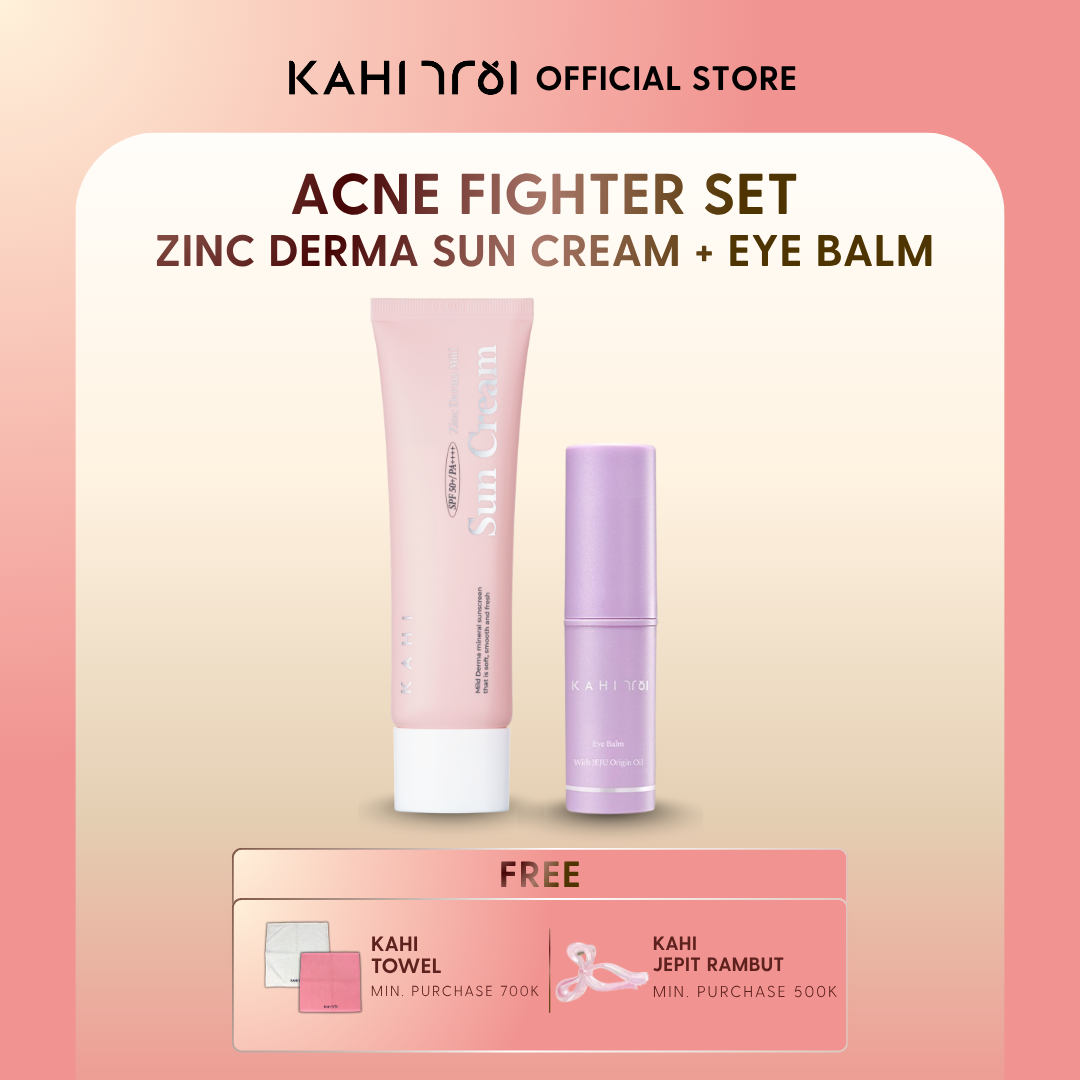 (Official) KAHI Acne Fighter Set Eyebalm + Zinc Derma Cream