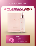 [Official] KAHI Dewy Skin Glow Combo — Wrinkle Bounce Collagen Mist + Waterfull Perfecting Mask