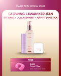[Official]  KAHI Glowing Lawan Kerutan Kit — Korean Moisturizer, Mist & Sunscreen for Anti Aging