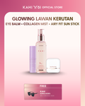 [Official]  KAHI Glowing Lawan Kerutan Kit — Korean Moisturizer, Mist & Sunscreen for Anti Aging