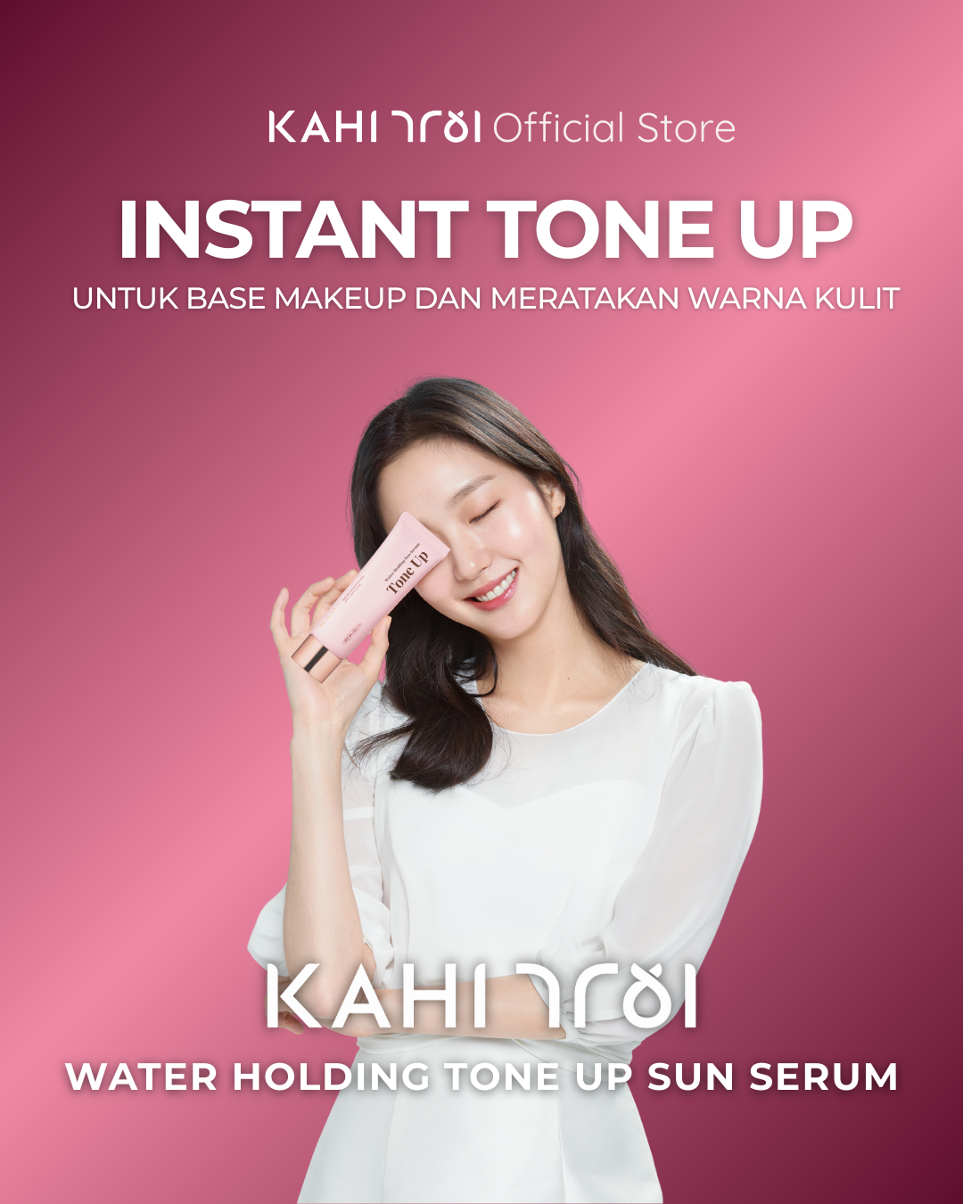 [Official] KAHI Water Holding Tone Up Sun SPF 50+++ Serum 50ml